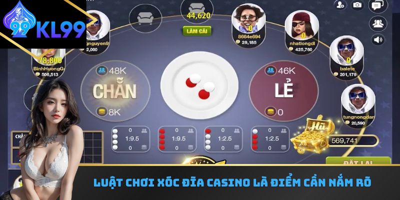 Luật chơi xóc đĩa casino là điểm cần nắm rõ